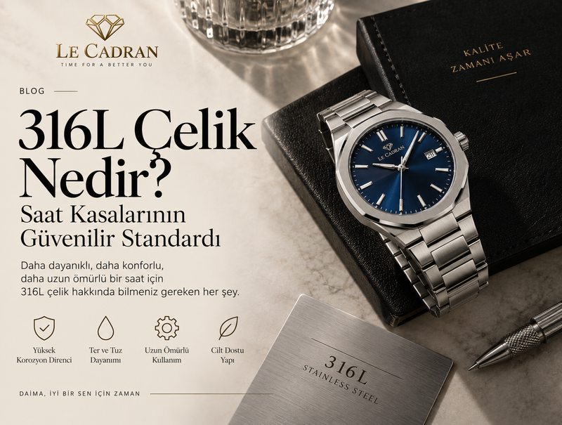 316l paslanmaz celik saat