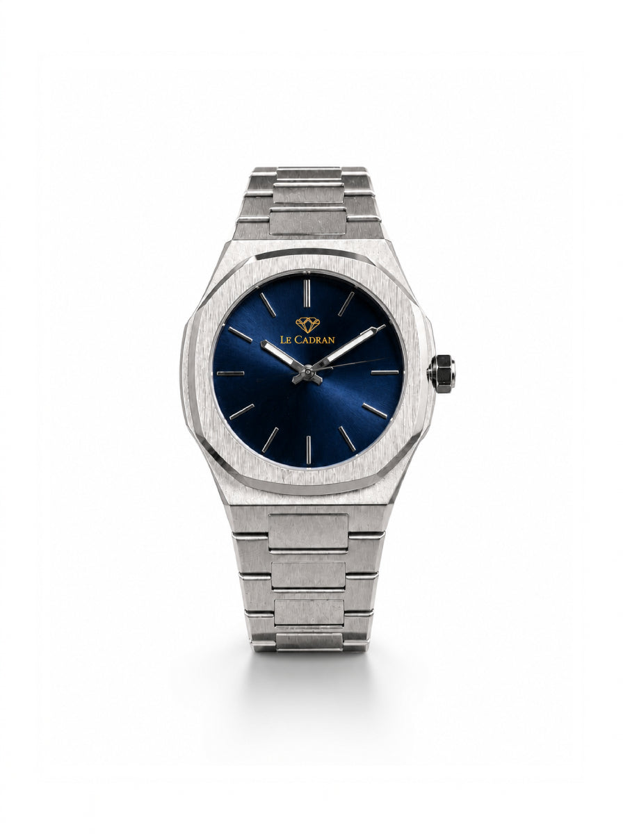 Le Cadran Eclipse Navy Bleu – Çelik Kordon Old Money Lacivert Kadranlı Erkek Kol Saati
