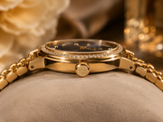 Le Cadran Lumiere Doree – Lacivert Kadranlı Gold Vintage Kadın Kol Saati — görsel 4
