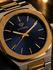 Le Cadran Eclipse Bleu – Çelik Kordon Lacivert Kadranlı Erkek Old Money Kol Saati — görsel 6