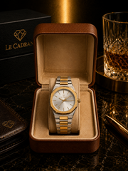 Le Cadran Eclipse Or – Gümüş Kadranlı Gold & Gümüş Erkek Kol Saati — görsel 6