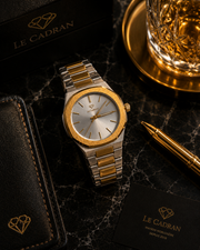 Le Cadran Eclipse Or – Gümüş Kadranlı Gold & Gümüş Erkek Kol Saati — görsel 5