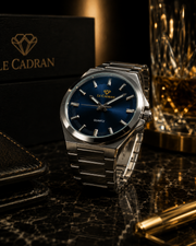 Le Cadran Horizon Bleu – Lacivert Kadranlı Çelik Erkek Kol Saati — görsel 5