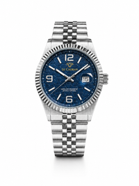 Le Cadran Obsidian Bleu – Lacivert Çelik Kordon Old Money Erkek Kol Saati - görsel 5
