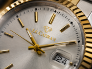 Le Cadran Royale Dore – Gold & Silver Çelik Kordon Erkek Kol Saati — görsel 3