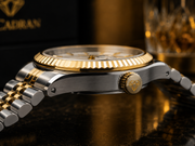Le Cadran Royale Dore – Gold & Silver Çelik Kordon Erkek Kol Saati — görsel 4