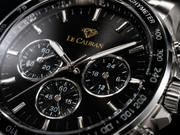 Le Cadran Velocity Noir – Lacivert Kadranlı Quartz Çelik Kordon Siyah Kadranlı Old Money Erkek Kol Saati — görsel 4
