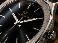 Le Cadran Eclipse Noir – Çelik Kordon Old Money Erkek Kol Saati - görsel 3