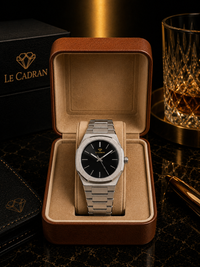 Le Cadran Eclipse Noir – Çelik Kordon Old Money Erkek Kol Saati - görsel 2
